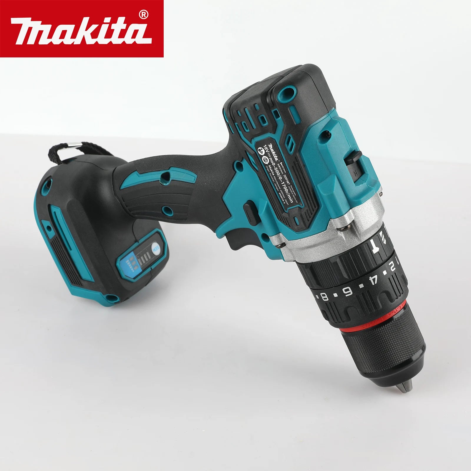NEW 2026 Makita DDF487 18V Cordless Brushless Impact Drill 13mm 1700rpm 40Nm Ergonomic Grip Power Tool for All Drilling Tasks