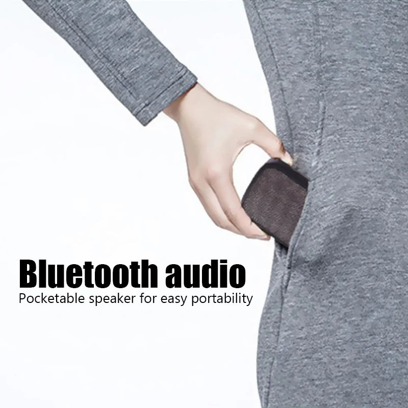 Universal Outdoor Speakers Portable Mini Bluetooth 5.0 Speaker Wireless Soundbar Outdoor HiFi Subwoofer Support TF Card FM Radio
