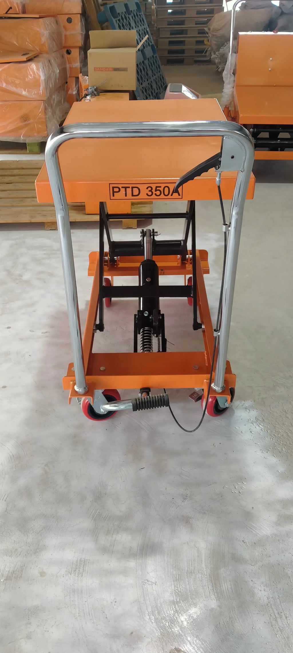 Easy Use Transport Cart Electric or Semi-electric Table Mobile Hydraulic Scissor Lift Platform