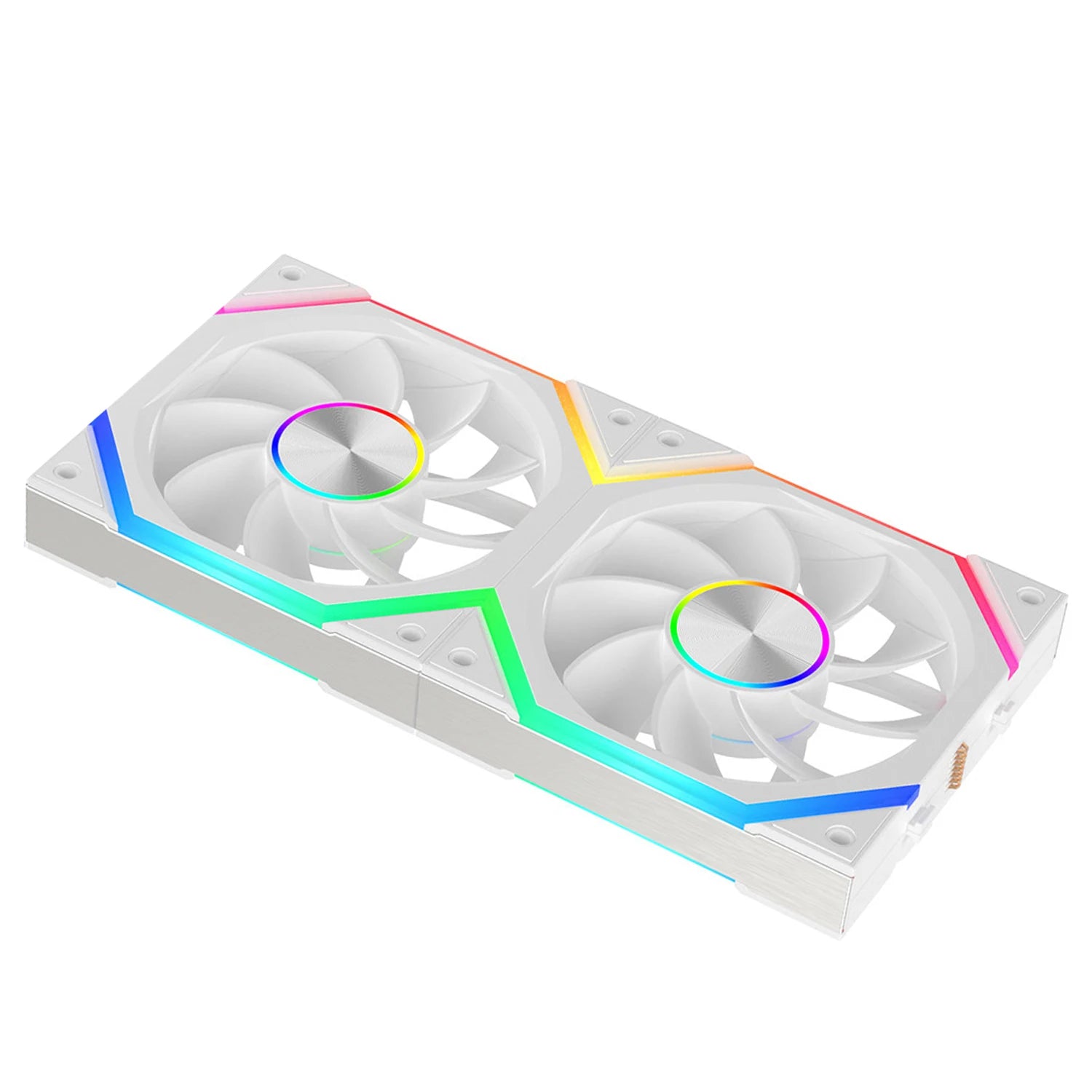Veebyte XY 120/240/360 Building Block Wireless Splicing Fan 120mm PC Fan PWM Speed Control ARGB 12V Large Air Volume Chassis Fan