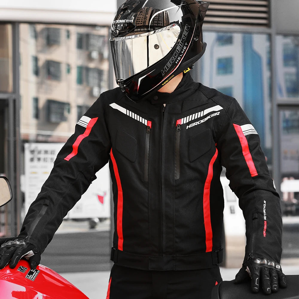 Motorcycle Jacket Waterproof Winter Warm Top