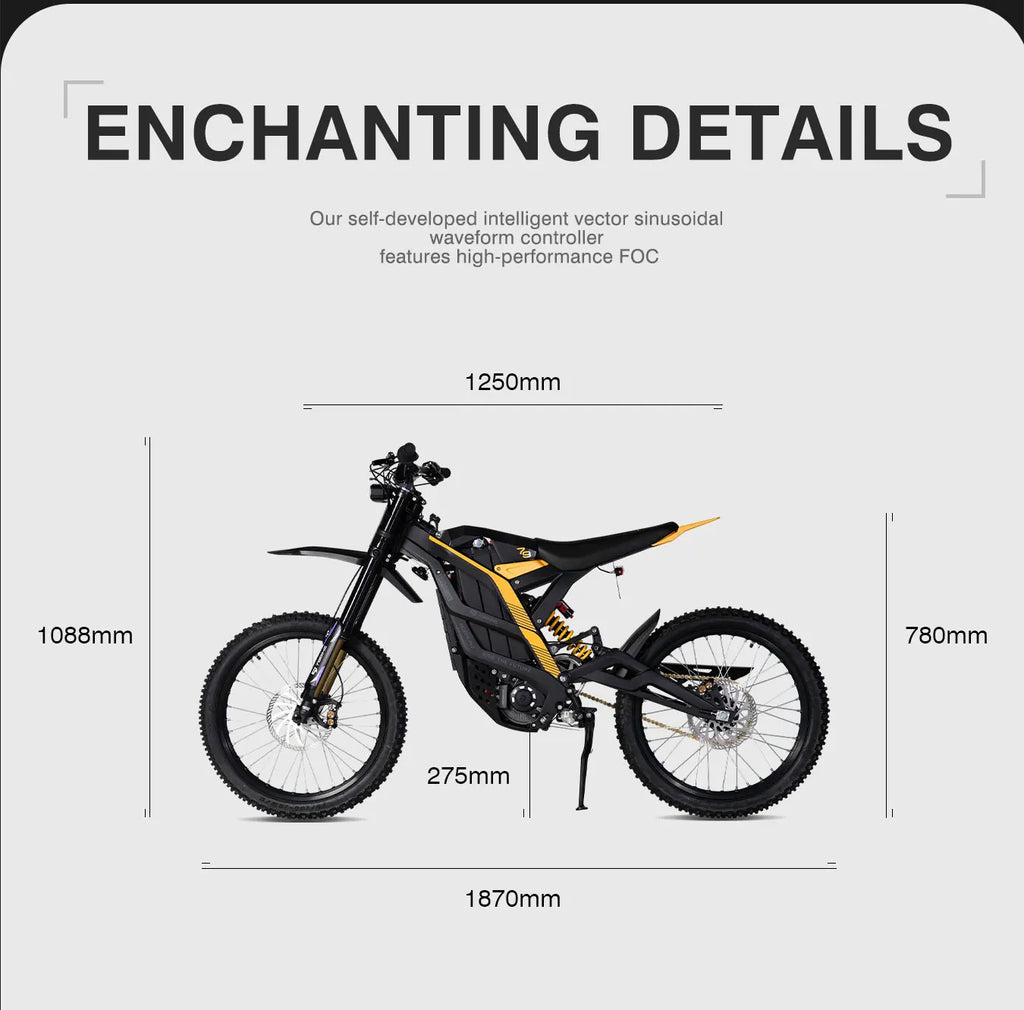 79BIKE Falcon Pro Electric Dirt Bike High Power 8000W Off-road MTB Electric Enduro Motorcycle