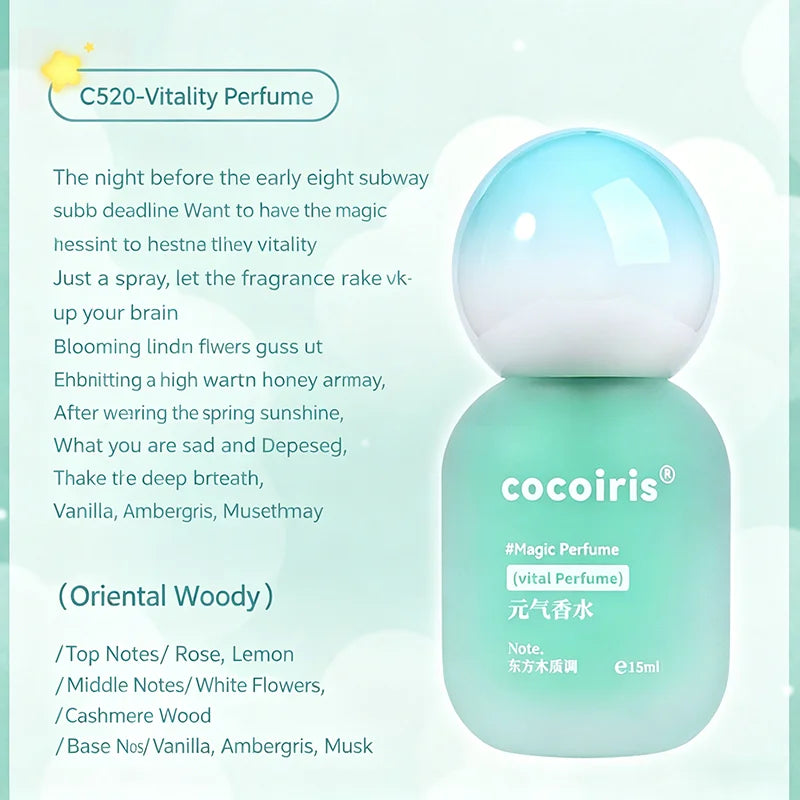 Popular Magic Perfume Series Fresh Fruity Floral Fragrance Lasting Scent Russia South Korea Popular Round Head Exquisite Perfume