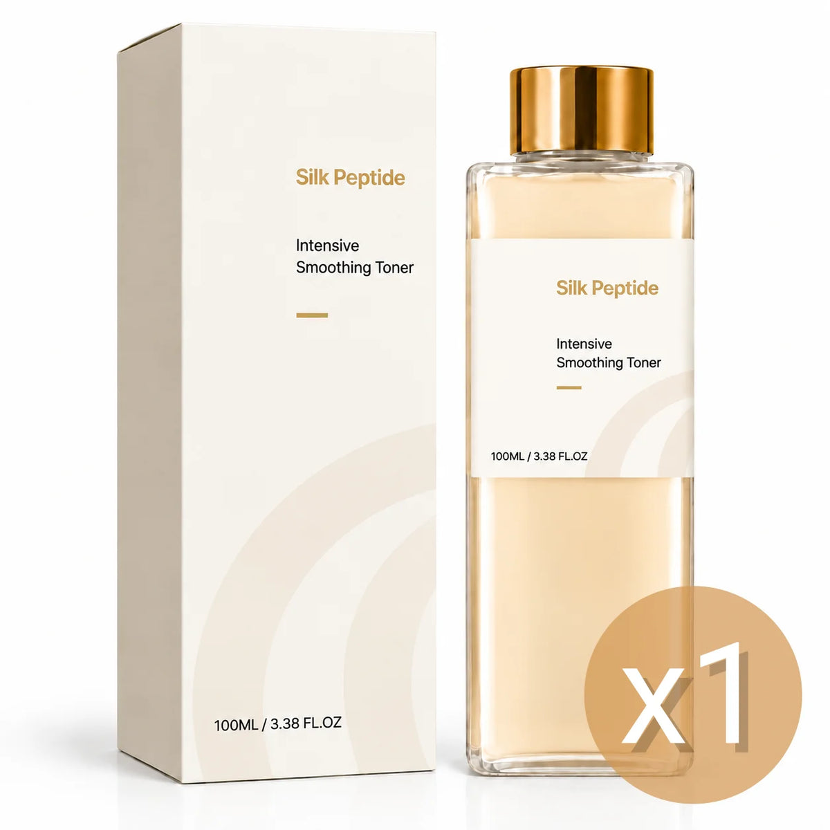 Silk Peptide Intensive Toner Soothe Facial Sensitive Area Effective Moisturizing Revitalize Skin Brighten Face Hydrating Toner