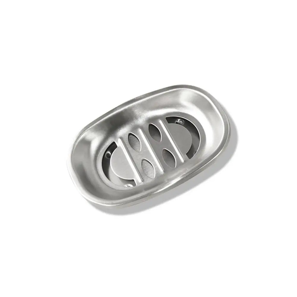 Stainless Steel Soap Dish Durable Double Layer Drainable Soap Container Tray Storage Rack Bathroom Kitchen Sink Organizer