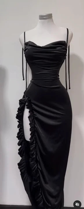 2026 Europe and the United States New Cross-Border Dress Summer Senior Sense Y2K Sexy Halter Spice Girl Dress