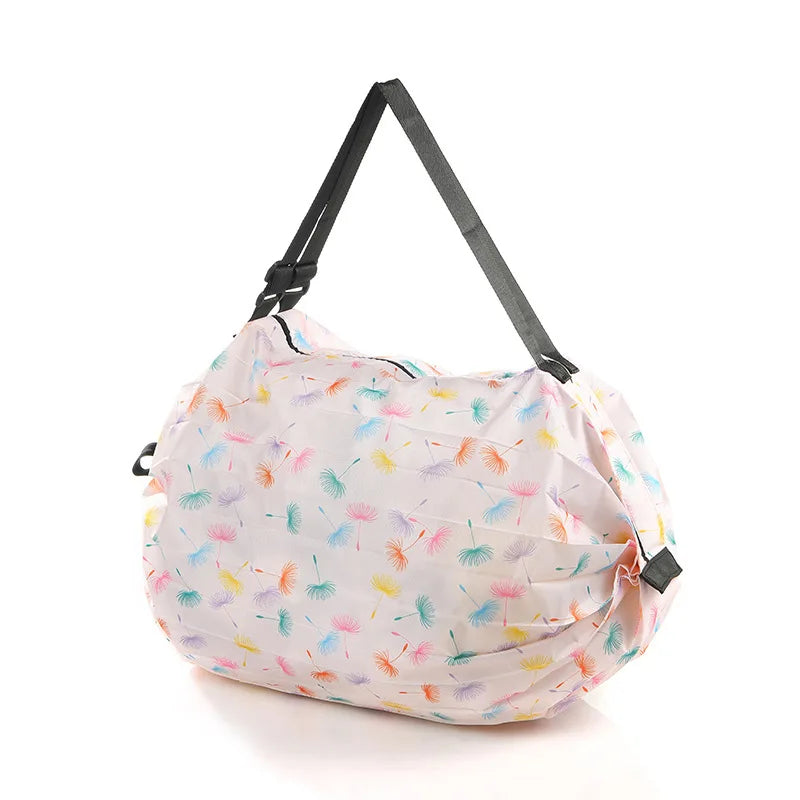 Portable Shopping Bag Large Capacity Foldable Storage Shoulder Bag Travel Handbags With Handle Outdoor EDC Camp Beach Bag