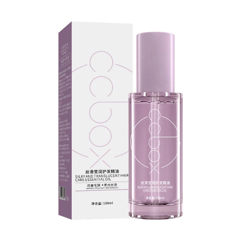 Hair Oil for Salon Whole Salon Use Smooths Frizz Calms Split Ends Gentle Care Shiny Hair Professional Hair Care