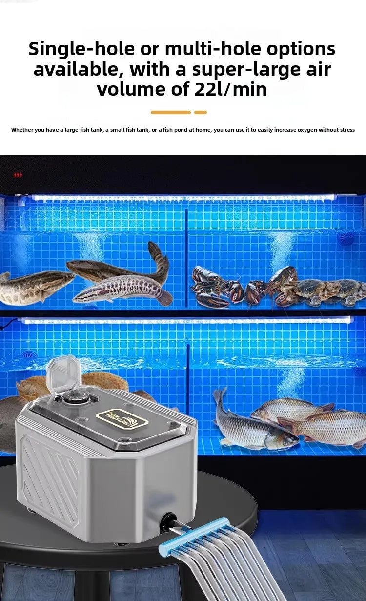 Oxygen pump fish tank special silent aerator oxygenation high-power fish farming household outdoor fish pond
