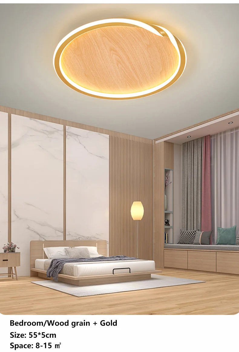 Modern LED Room Decoration Ring Ceiling Light Living Room Bedroom Dining Room Ceiling Lamp Indoor Lighting Decorative Lamps