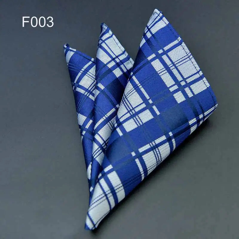 41 Colors Men's Handkerchief Plaid Dot Paisley Hankies Hanky Business Pocket Square Chest Towel 25*25CM