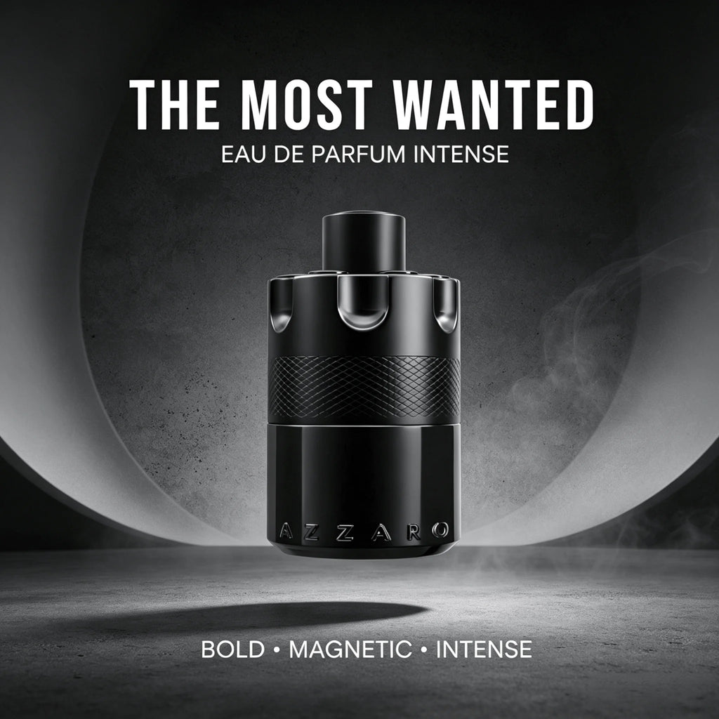 Azzaro the Most Wanted Eau De Parfum Intense - Warm Amber Cologne for Men Fragrance With Cardamom, Caramel & Woody Amber - Long Lasting - Magnetic Mens Scent Perfect for Cool Evenings
