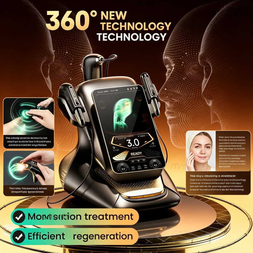 The New 360MAX 25D HiFU 3 In 1 Technology Machine For Non Invasive Facial Slimming Anti Aging And Body Firming