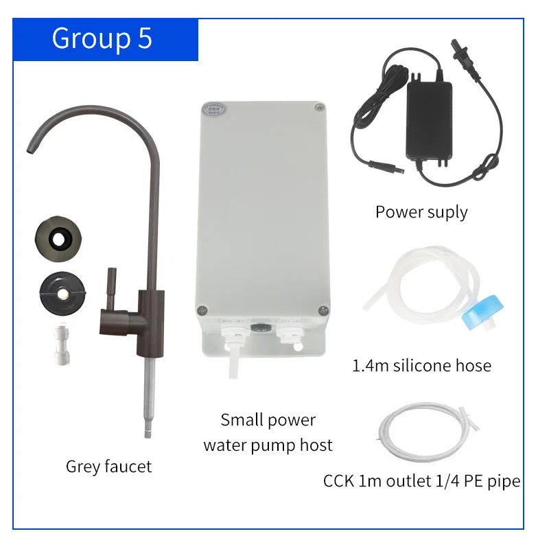 12V Electric Caravan Galley Water Pump 1.5 L/min Automatic Suction for Motorhome Boat Bottled Water System