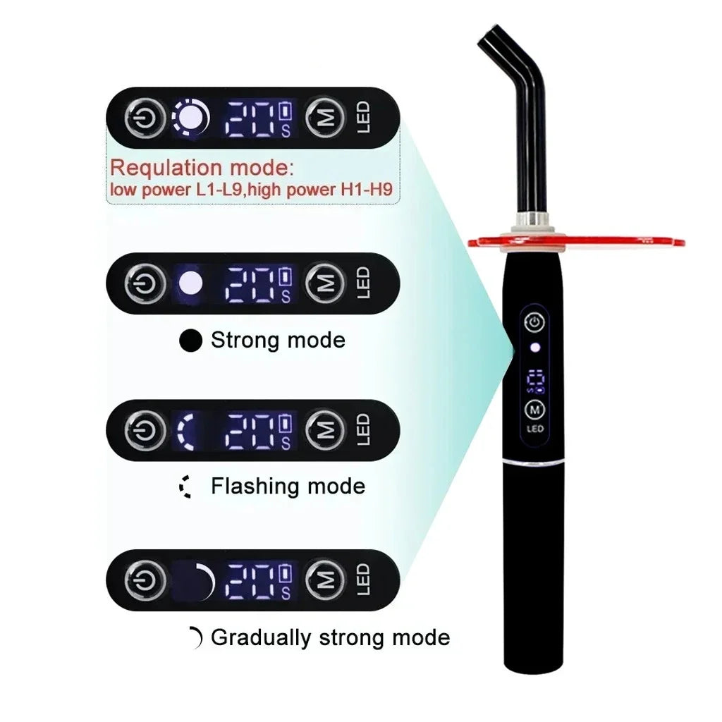LED Resin Light Curing Machine, Color Dual-Use, Rechargeable High-Power Curing Lamp