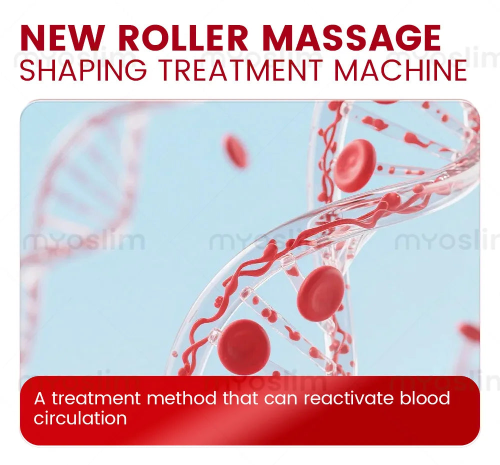 EMS RF 6500W 2 in 1 Body Sculpting Machine Electromagnetic Roller Massage Slimming Contouring Muscle Toning Salon Spa Home Use