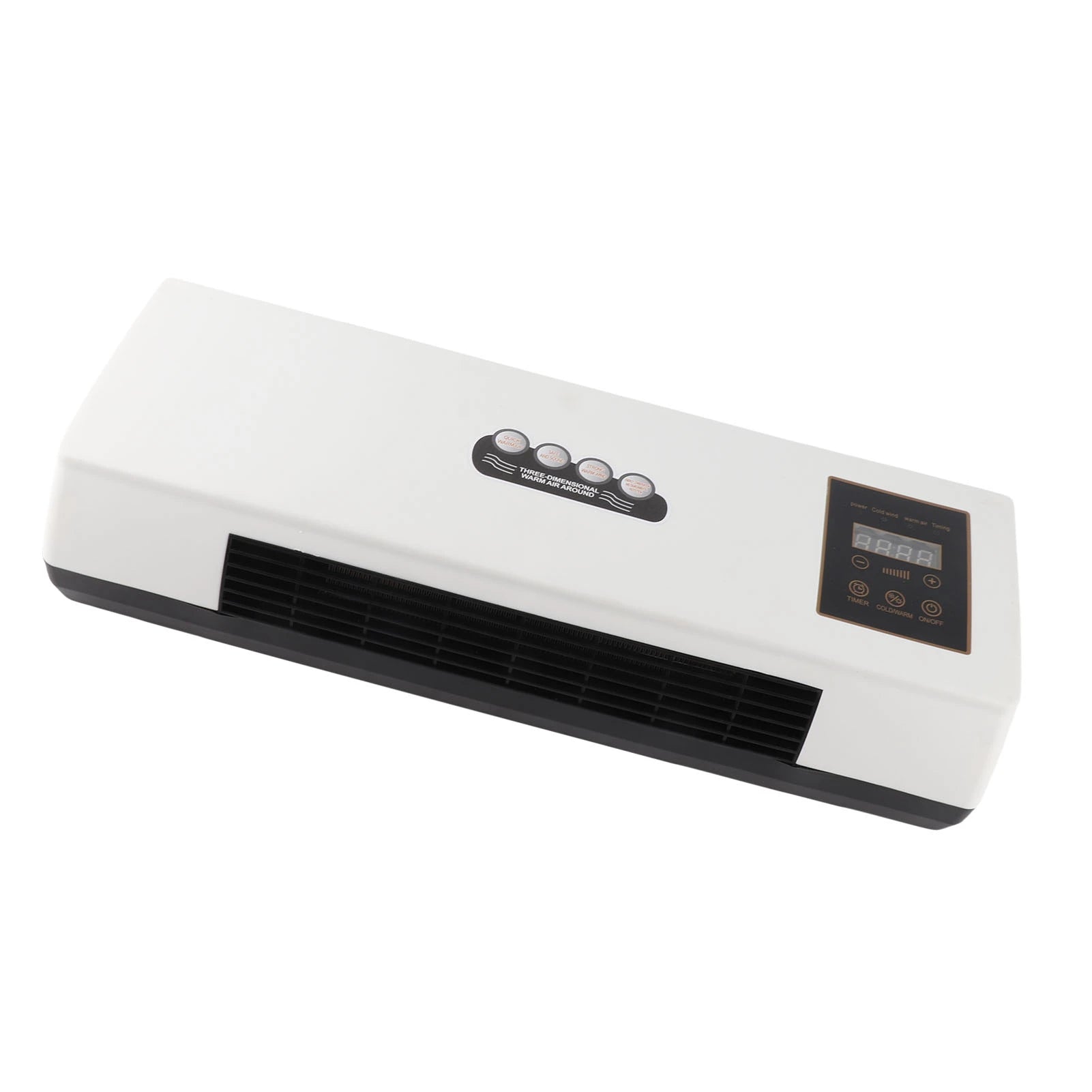 Wall Heater and Air Conditioner Combo Electric Cooling and Heating Machine Low Noise 2 in 1  Heating  for Bathroom