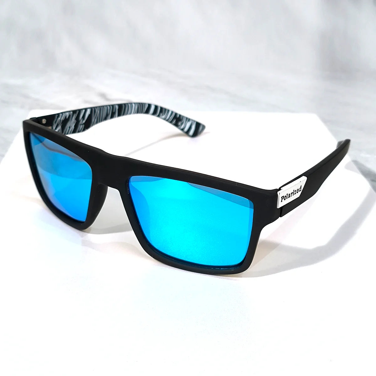 Fishing Sunglasses Square Polarized Sun Glasses Sunnies UV400 Driving Cycling Sport Shades Anti Glare Outdoor Eyewear for Unisex