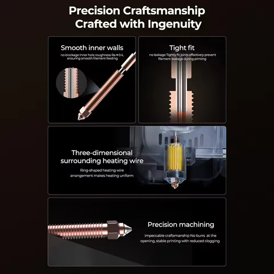 Creality Hi Ceramic Heating Block Kit 300℃ High Temperature Resistance Heated Block for Creality Hi 3D Printer Accessories