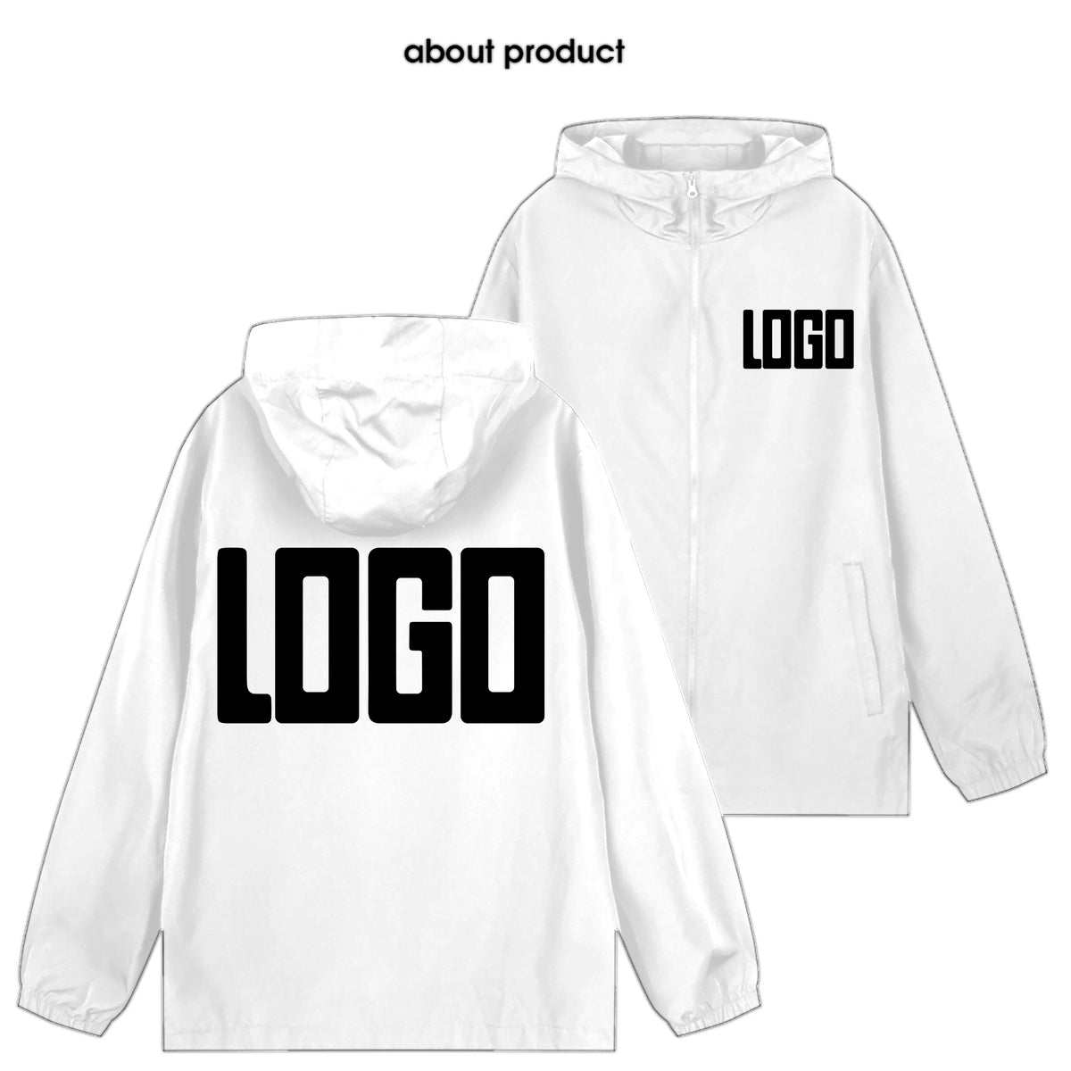 Men's custom brand logo autumn jacket, warm and waterproof windbreaker, plus size casual 7Xl, green, black and red outdoor jacke