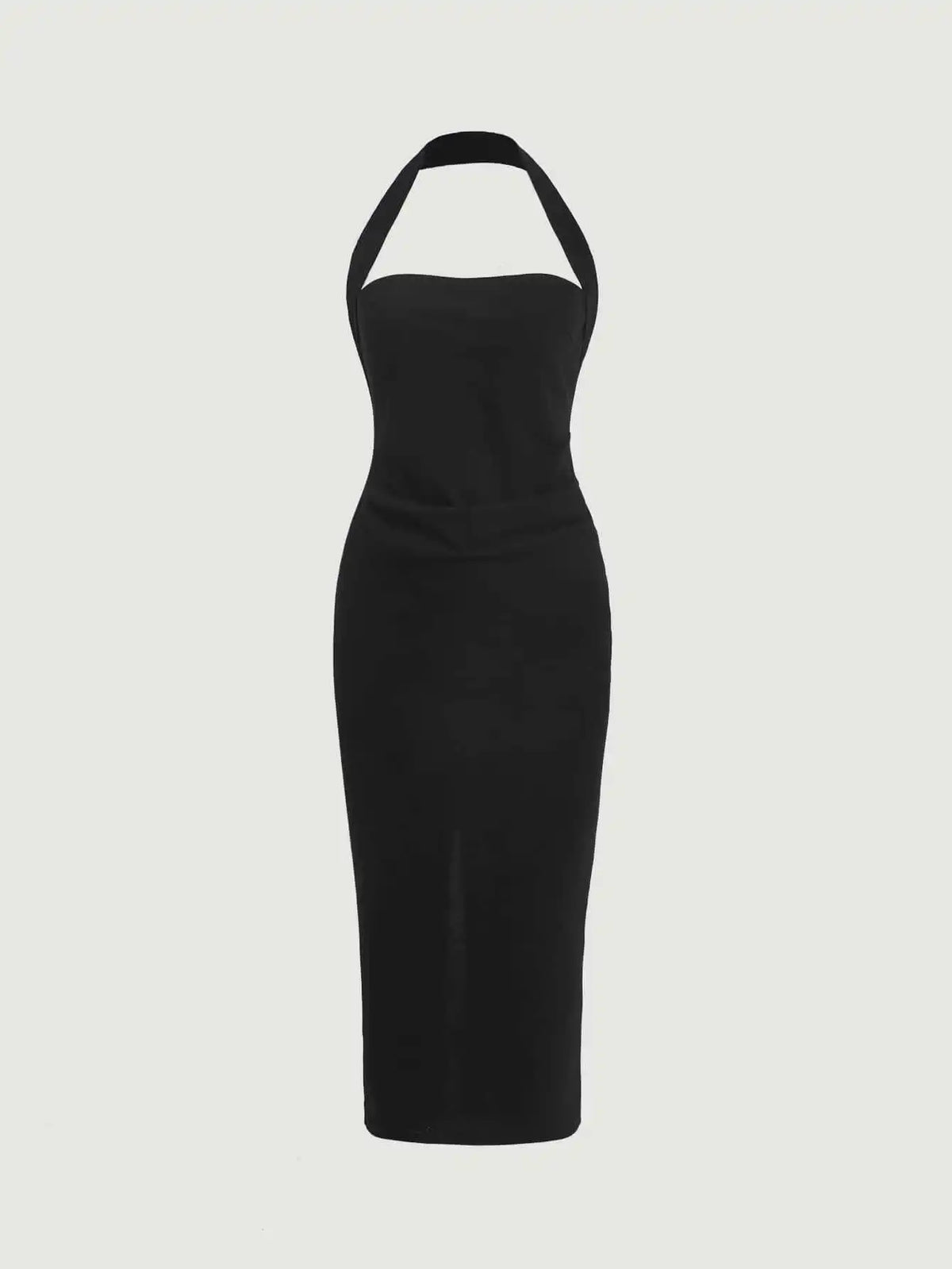 Fashion Vintage Halter Bandage Long Dress Striped Slim Elastic Bodycon Evening Dress Party Celebrity Vestidos Neck Hanging Dress