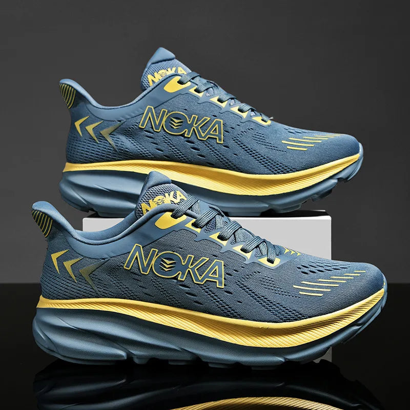 Men Sports Running Shoes Breathable Lightweight Men Comfortable Athletic Nonskid Sneakers