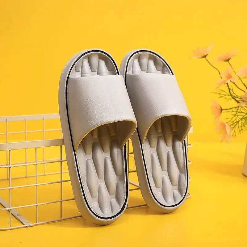 Fashionable Super Light Women's Slippers Anti-Slip EVA Elastic Shoes Colorful Sneakers In Door Bathroom Flip Flops