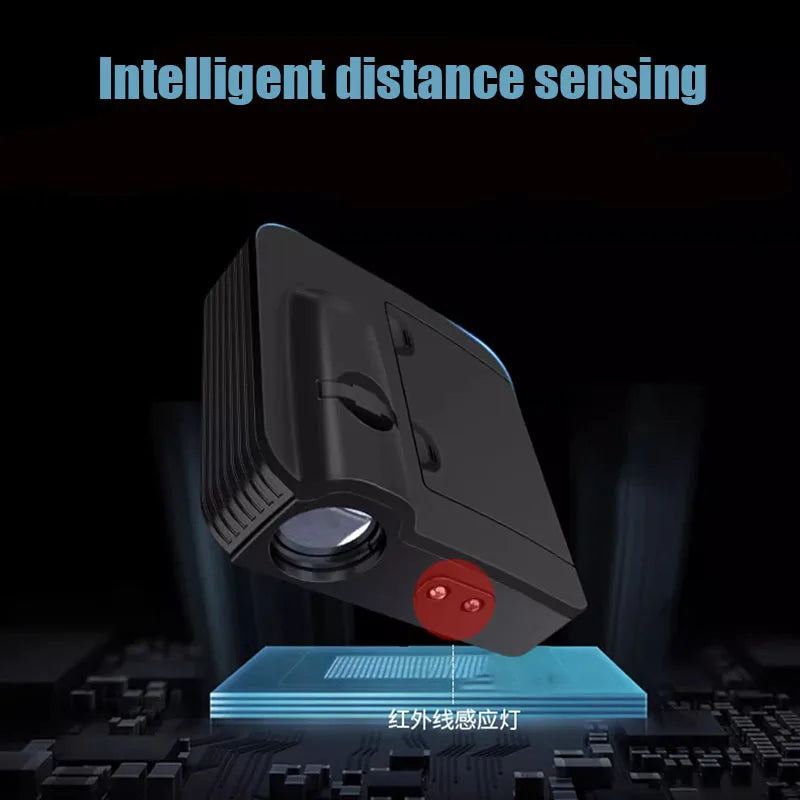 Customisable Car Door Projector LED Shadow Lights Lamp Car Accessories For Universal vehicle models Car Logo Wireless Courtesy