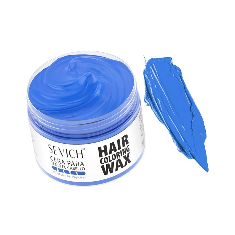 13 Colors Halloween Hair Colour Wax 50g/120g DIY Temporary Dye Hair Mud Wax Hair Colour Cream For Daily Party Cosplay Men&Women