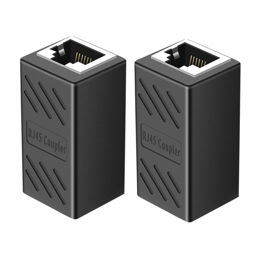 RJ45 CAT5 CAT6 CAT6a Coupler Extender Connector Ethernet Cable Extender Ethernet Coupler Female to Female