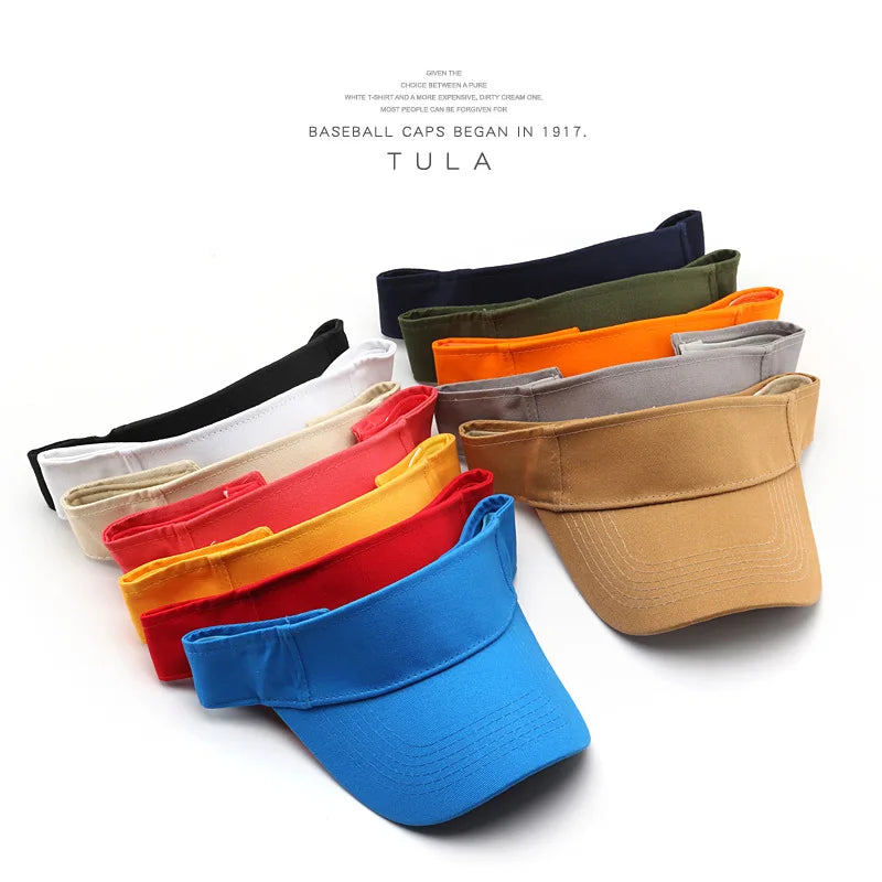 Fashionable retro solid color flat brim baseball cap, outdoor women's sun protection breathable open-top cap, duckbill cap