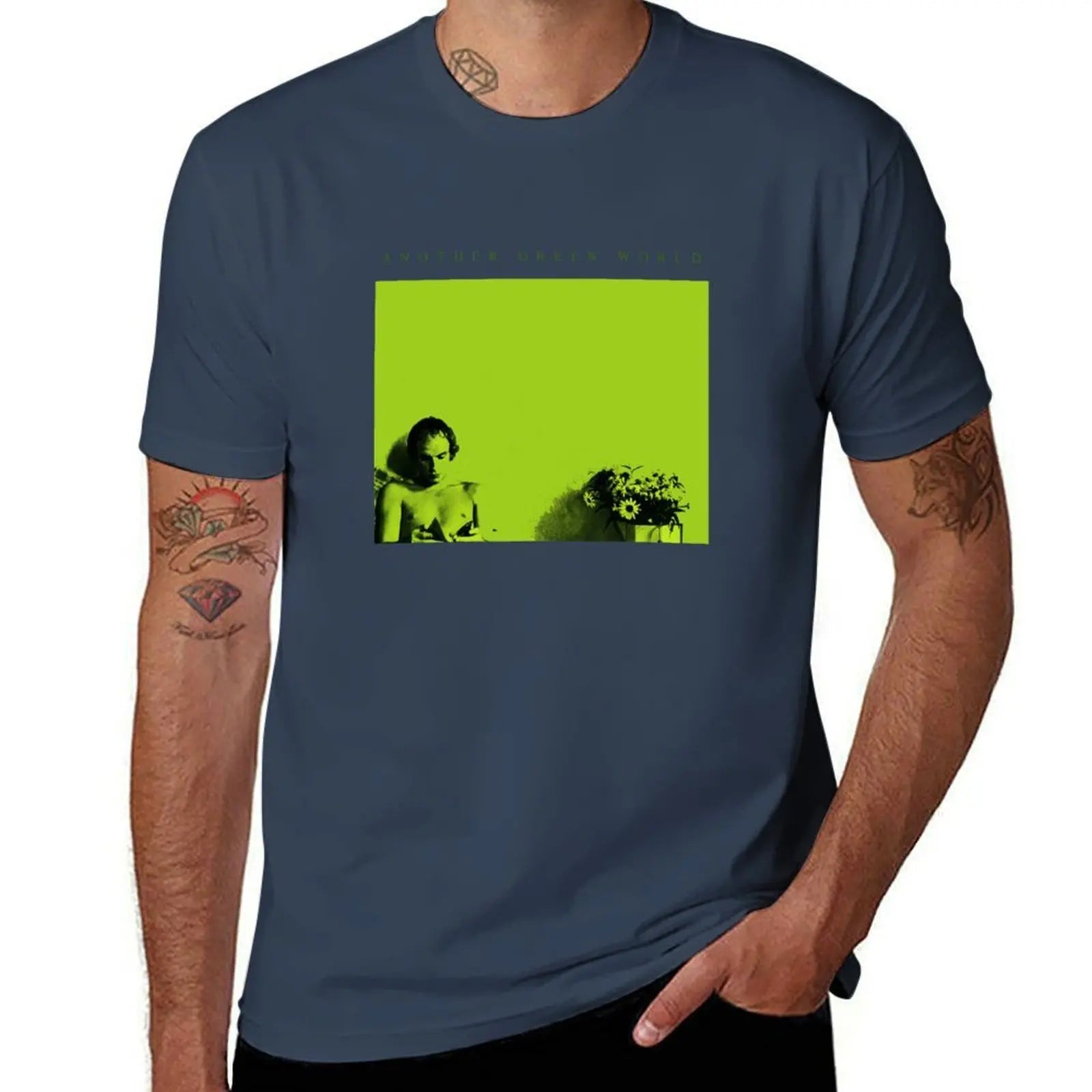 Greenworld T-Shirt Casual Daily Wear Short Sleeve Top
