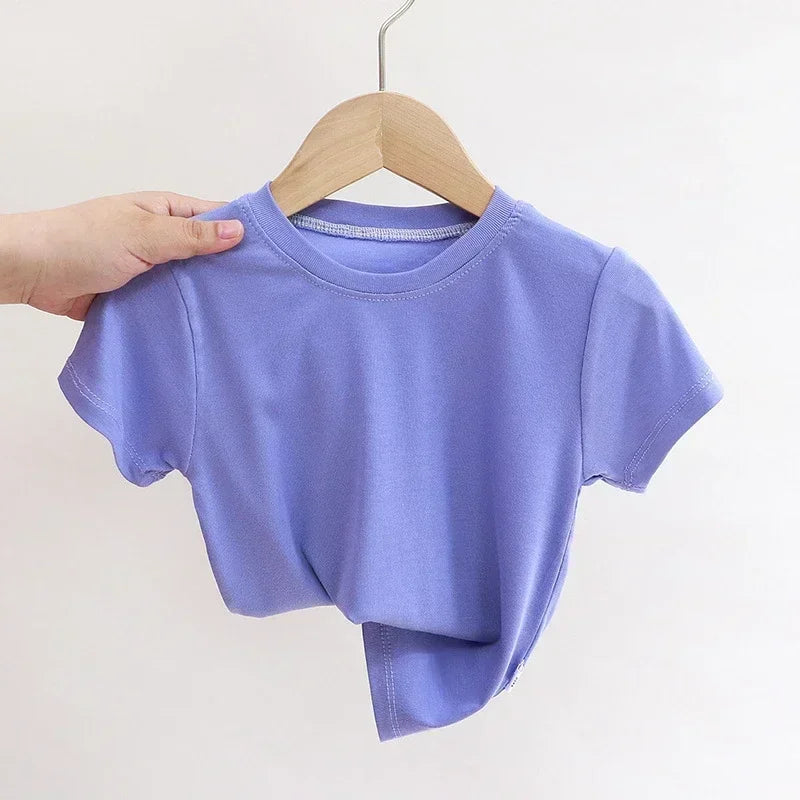 Kids’ Short-Sleeve Cotton-Blend T-Shirt