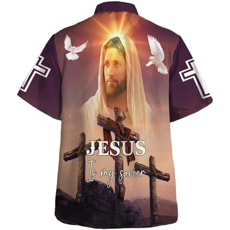 Jesus Love Me God Loves The World  Hawaiian Shirts Mens Womens Fashion Cool Beach Shirts Summer Cool Floral Shirt Tops Clothes