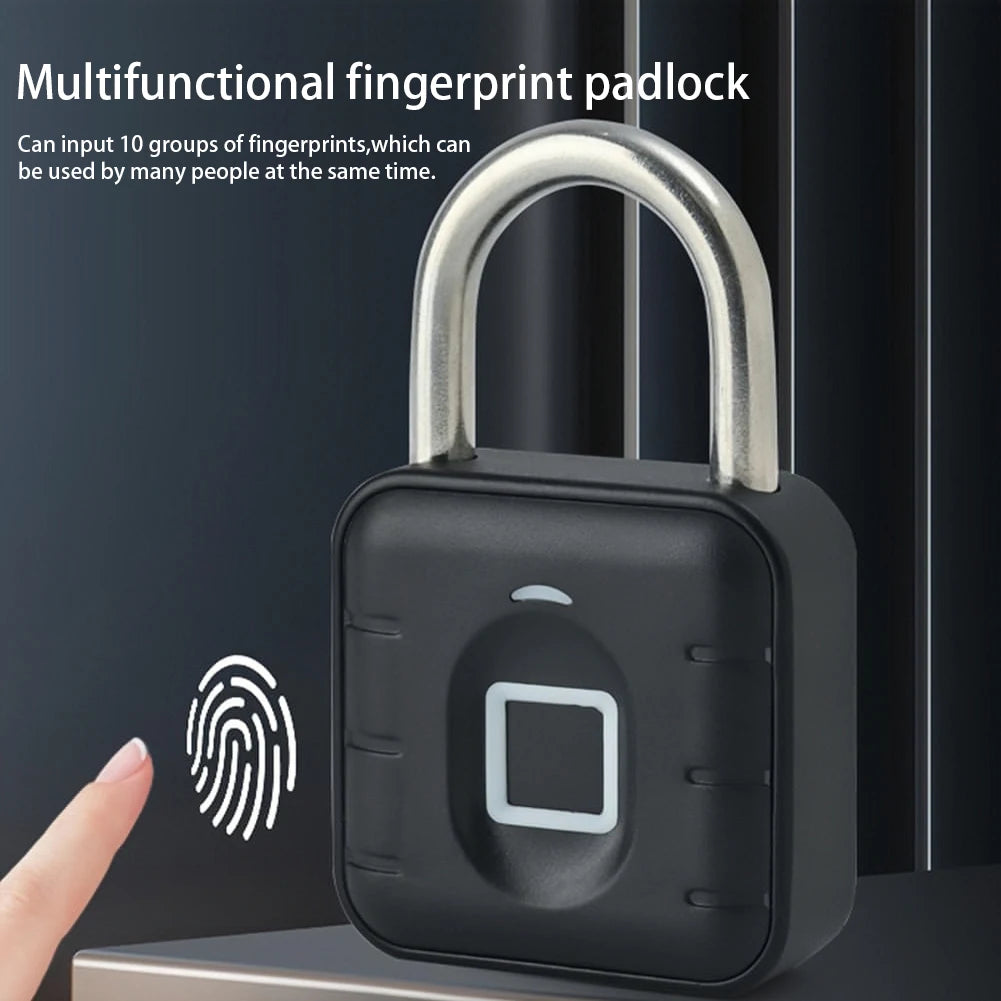 Electronic Lock Tuya Bluetooth Fingerprint Padlock Digital Luggage Lock APP Temporary Password Remotely IP67 Decompression Toys