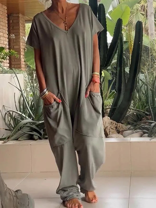 Jumpsuits Woman 2024 Spaghetti Strap Loose Elegante Playsuit Pantalones Informales Jumpsuit Women Summer Wide Leg Long Pants