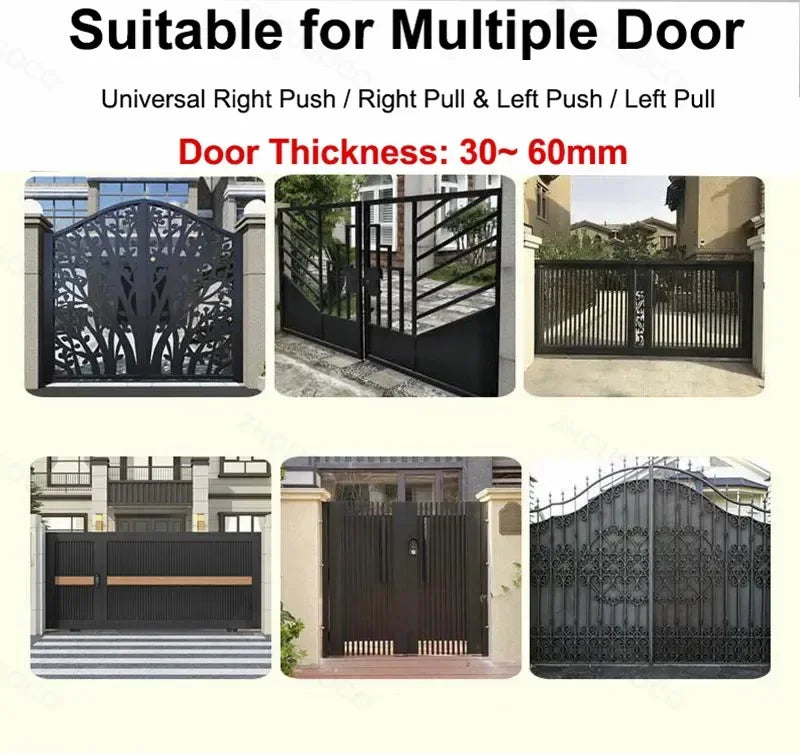 Tuya WIFI Smart Door Lock Double Side Fingerprint Lock Waterproof Outdoor Gate Passcode/IC Card /Key/Fingerprint/APP Unlock