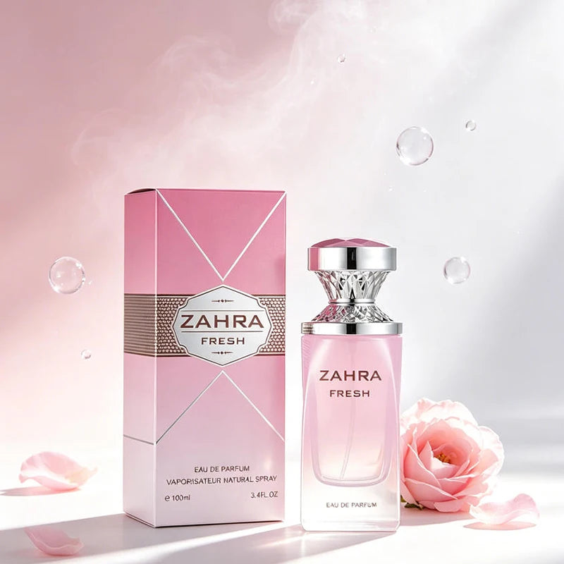 Arab Fresh Fruity Woody Perfume 100ml Citrus Cedarwood Lavender Women's Elegant Eau De Toilette Long-lasting Natural Fragrance