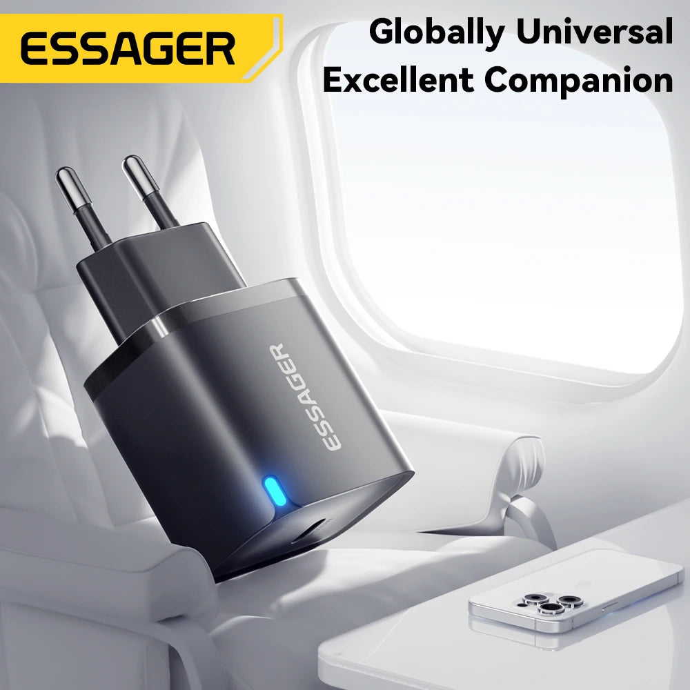 Essager 30W Fast Charger PD Charger For iPhone 16 15 14 13 Huawei Quick Charger PD3.0 QC3.0 Phone Charger Type C Tablets Charger