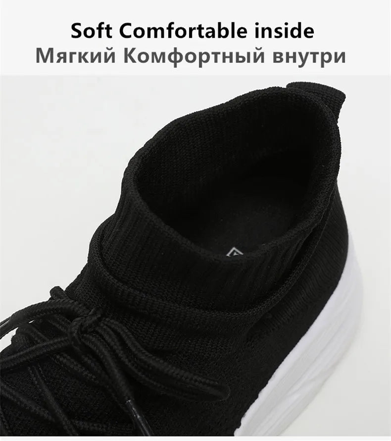 High Quality Men's Sneakers Mesh Casual Shoes Autumn 2024 New Breathable Men Shoes Tennis Male Flat Shoe Zapatillas Hombre