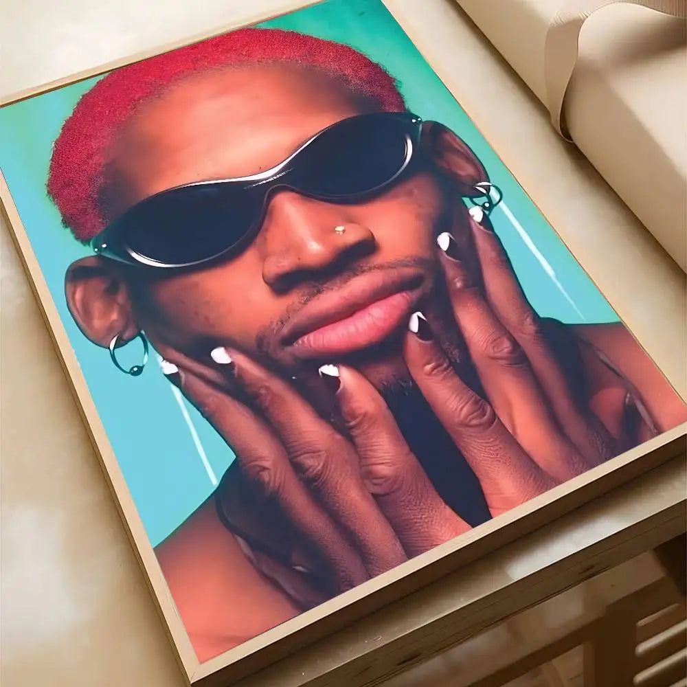 Rodman Poster Wall Art Printing Waterproof Home Living Bed Room Bar Aesthetic Decor
