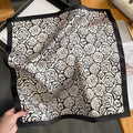 Nature Silk Neck Scarves Lady Foulard Lovely Strawberry Print 100% Real Silk Square Scarf for Women Bag Ribbon Hairband Kerchief