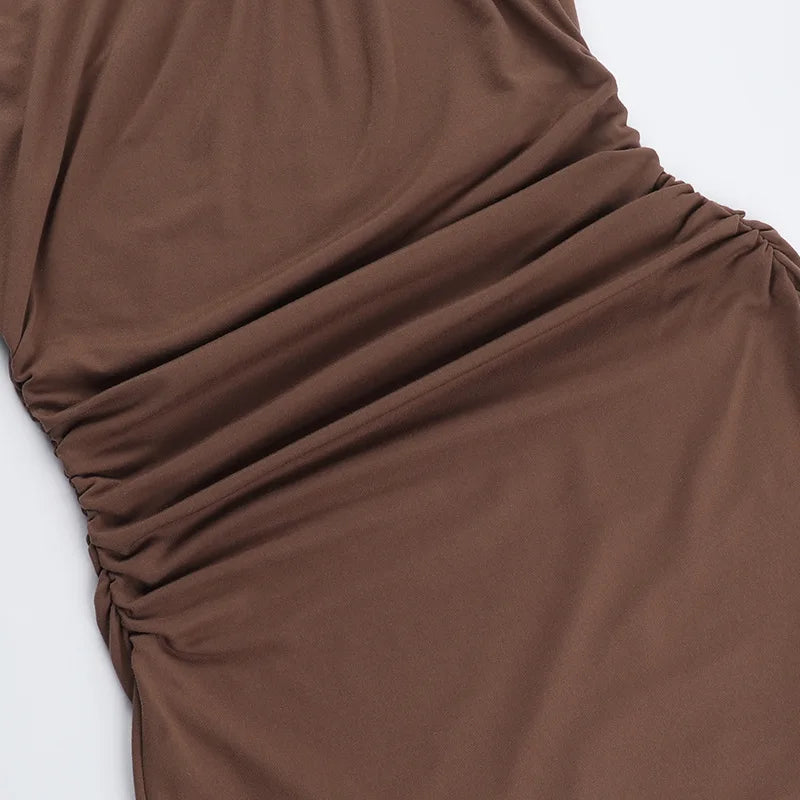 Women Sexy Slim Fit Bodycon Dress Summer New Solid Hot Girl Party Dress Custom