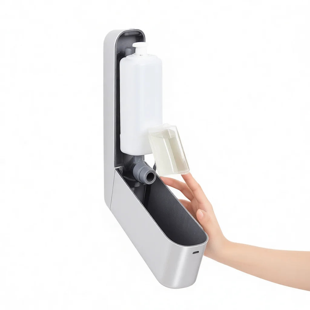 Manual Soap Dispenser Wall Mounted Hand Sanitizer Pump Bottle Shampoo Shower Gel Container For Bathroom Kitchen Hotel Decor