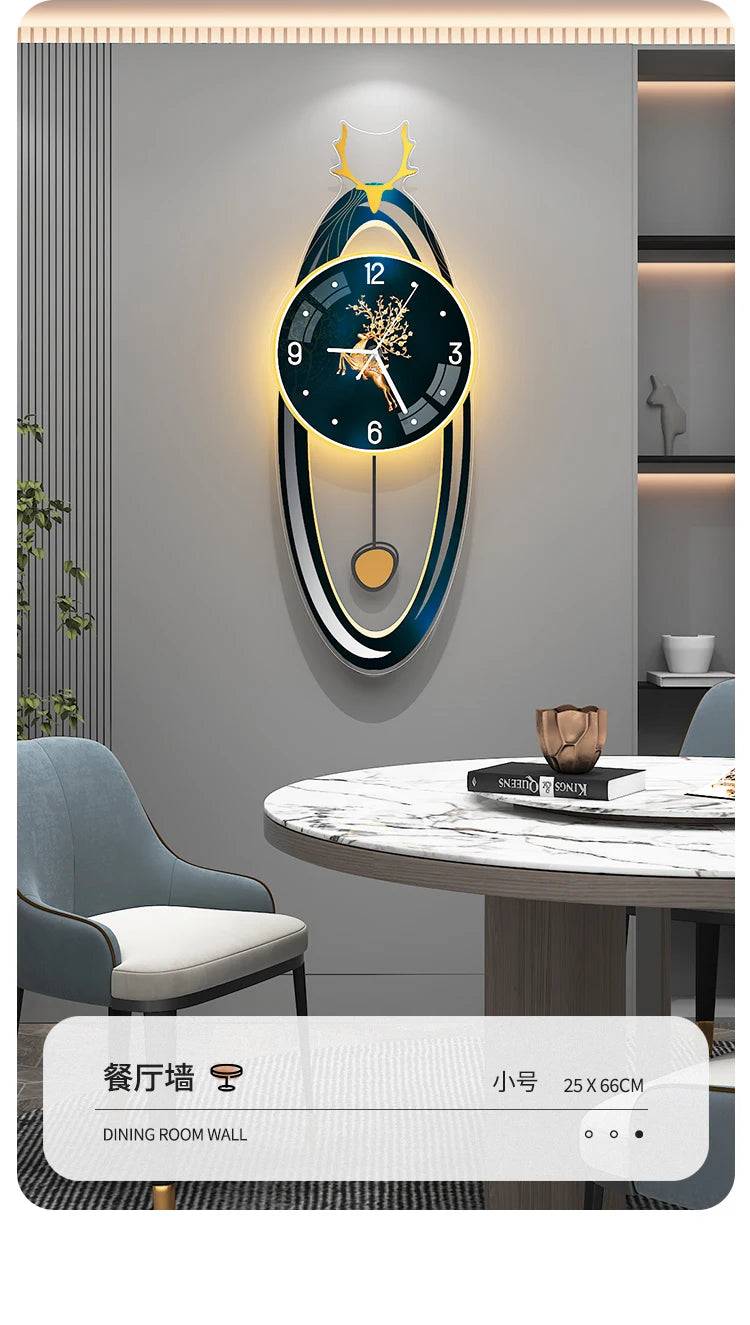 Aesthetic Bathroom Wall Watch Metal Art Bedrooms Korean Luxury Digital Clock Wall Modern Relogio De Parede Room Decorations