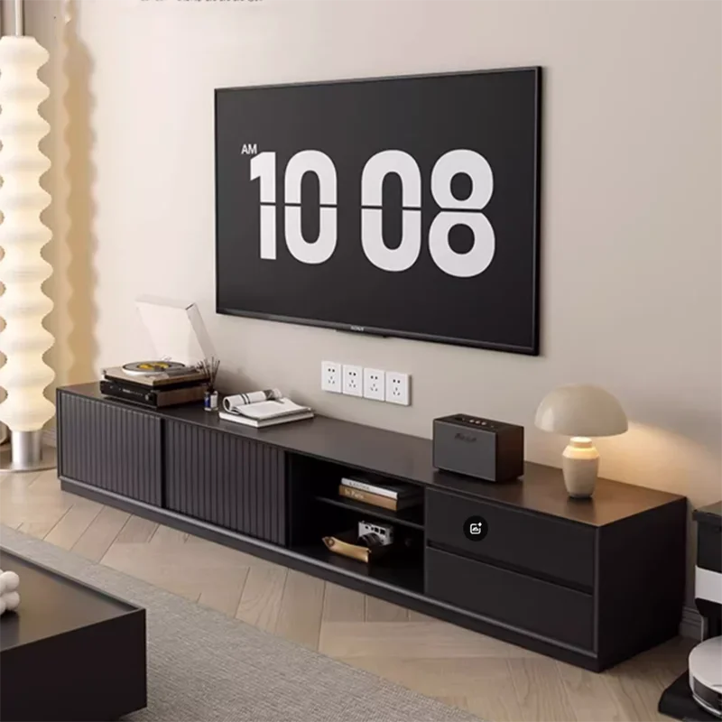 Modern Minimalist Tv Stand Aesthetic Premium Drawers Storage Tv Stand Luxury Glamour Mueble De Sala Modernos Home Furniture
