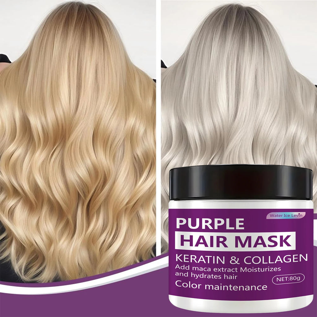 Color-Locking Deep Moisturizing Hair Mask, Helps Strengthen Frizzy and Split Ends - Removes Brass Tones, Helps Hair Maintain Natural Texture and Shine