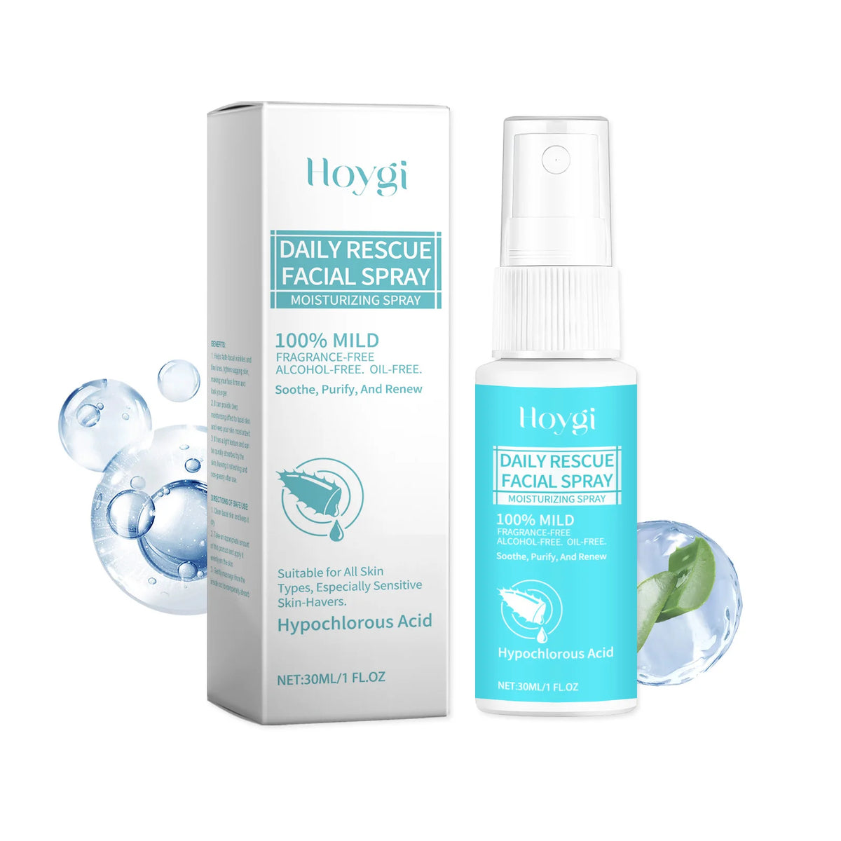 Hyaluronic Acid Face Mist Moisturize Anti-Aging Natural Ingredients Reduce Redness Calming Soothing Hydrating Facial Spray Toner
