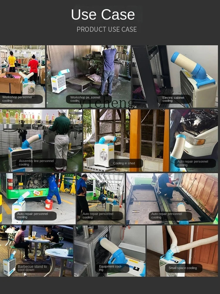 Industrial Air Conditioner Mobile Air Conditioner Single Cold Barbecue Air Cooler Conditioner Fan Refrigeration