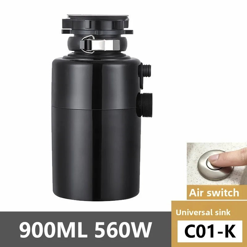 Silent Automatic Kitchen Food Waste Disposer Garbage Processor for Home Sink